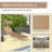 Outdoor Adjustable Folding Chaise Lounge Tanning Chair With Sun Shade-1014256281