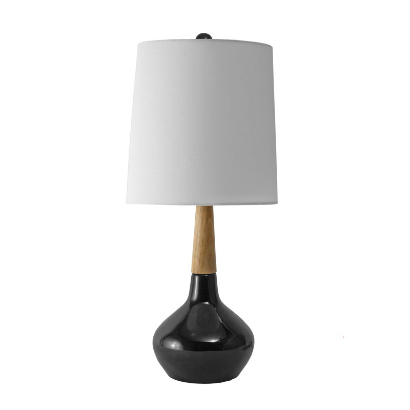 Burwell Ceramic Table Lamp, Black