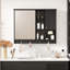 Armoire de salle de bain à miroir murale 36 "avec tablette réglable 36"