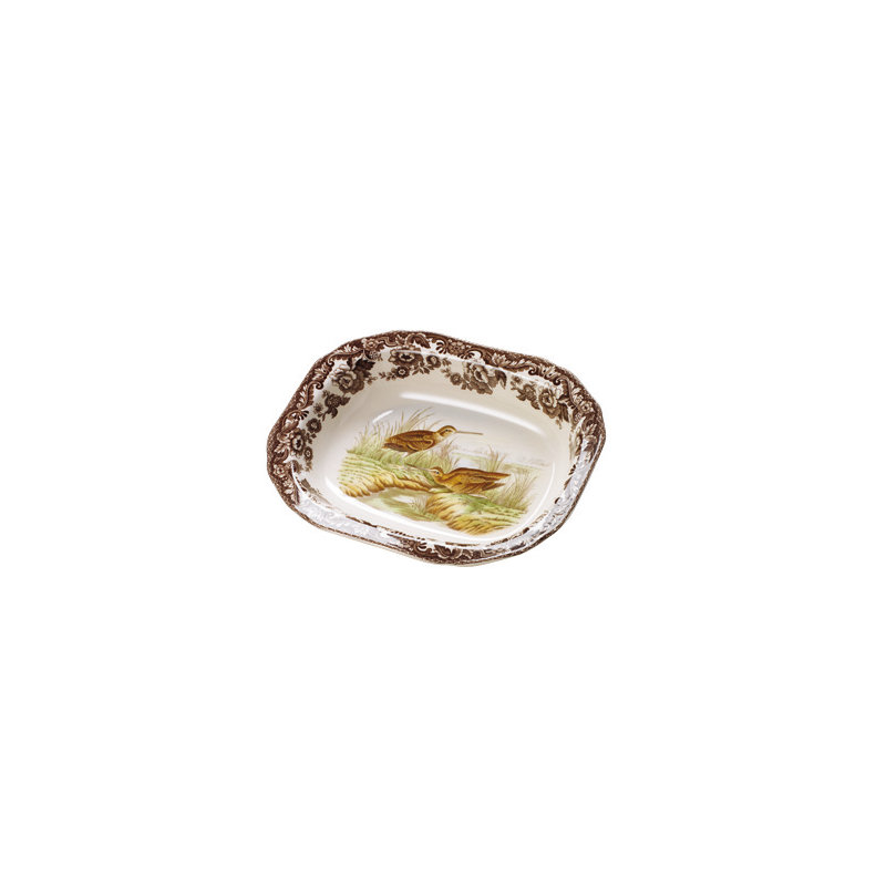 Spode Woodland Open Vegetable Dish 9.5" Snipe