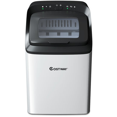 Costway 33 Lb. Daily Production Cube Ice Portable Ice Maker