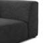 Chaise longue Sloan LAF gris anthracite PC-Saxon