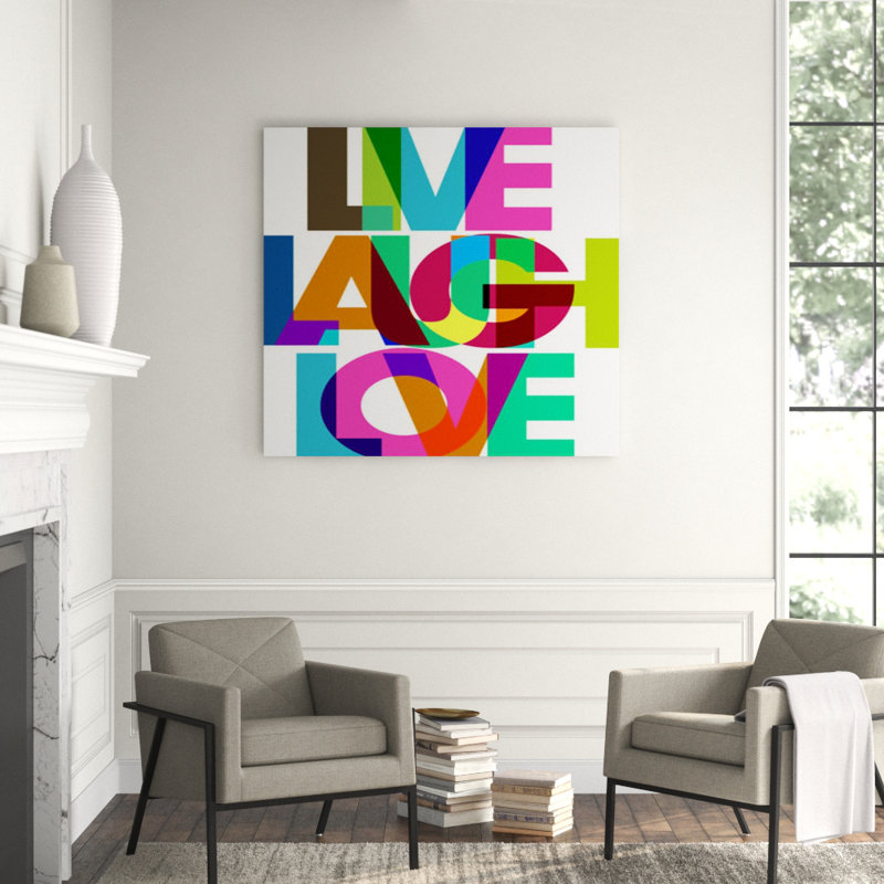 Positive Vibes III Print by Austin Beiv, Outdoor, 76" H x 54" W x 1.5" D