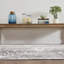Tapis gris à imprimé animal-50919219