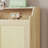 7-Layer Rattan Shoe Rack With Doors, Adjustable Shelves, Soft-Close Hinges, Anti-Tipping Independent Storage Cabinet, Suitable For Entryways And Hallways.