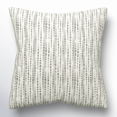 Fleurine 20" x 20" Embroidered Throw Pillow