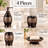 Creative Scents Dublin 4 Piece Bathroom Accessory Set-2143313541