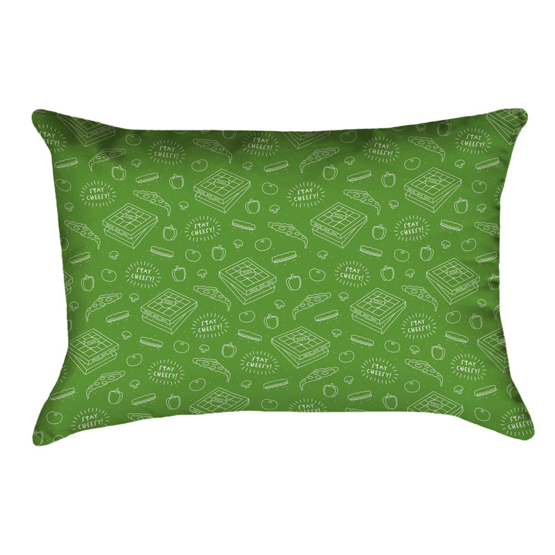 Coussin Katelyn Elizabeth, Polyester filé, Vert