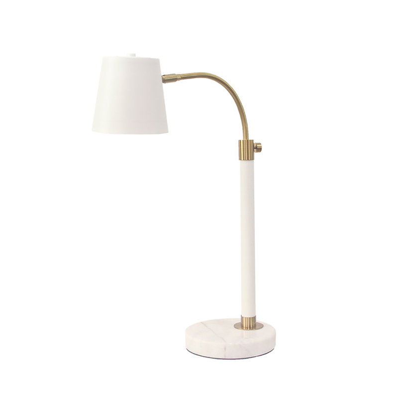 Gianni Arched Lamp, White