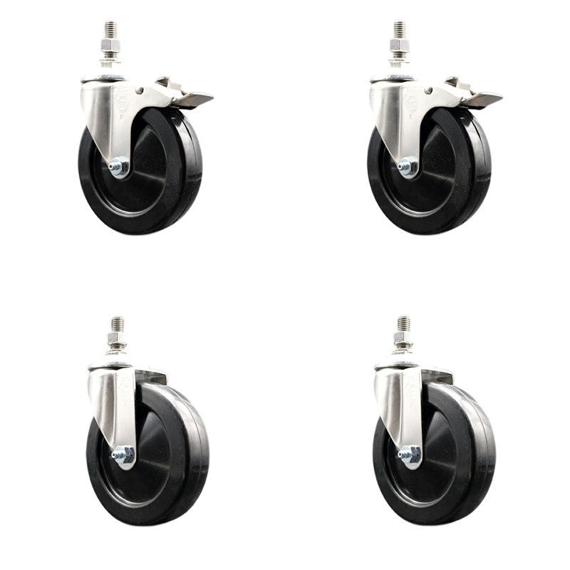 Soft Rubber Casters