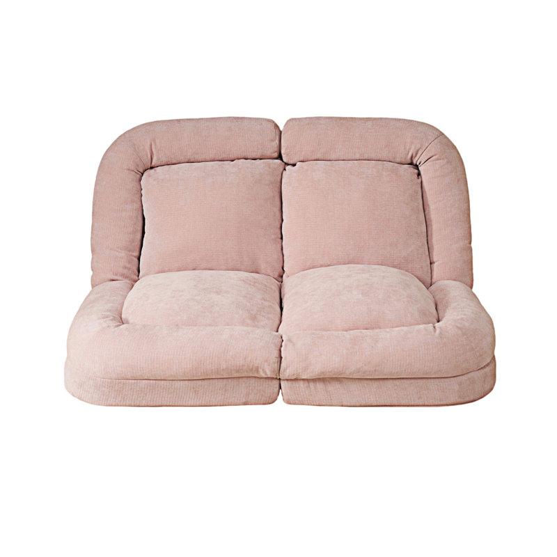 Canapé-lit convertible double escamotable, Rose