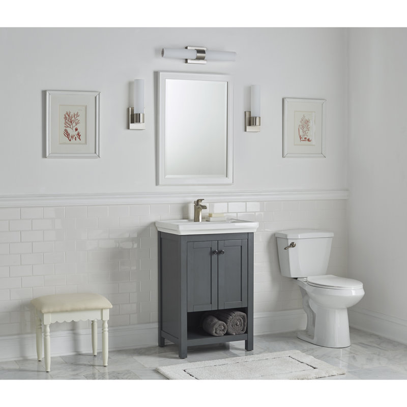 Barre d'éclairage de salle de bain 2 lumières DEL Sternberg