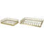 Stainless Steel Tray - Set of 2-1602211370