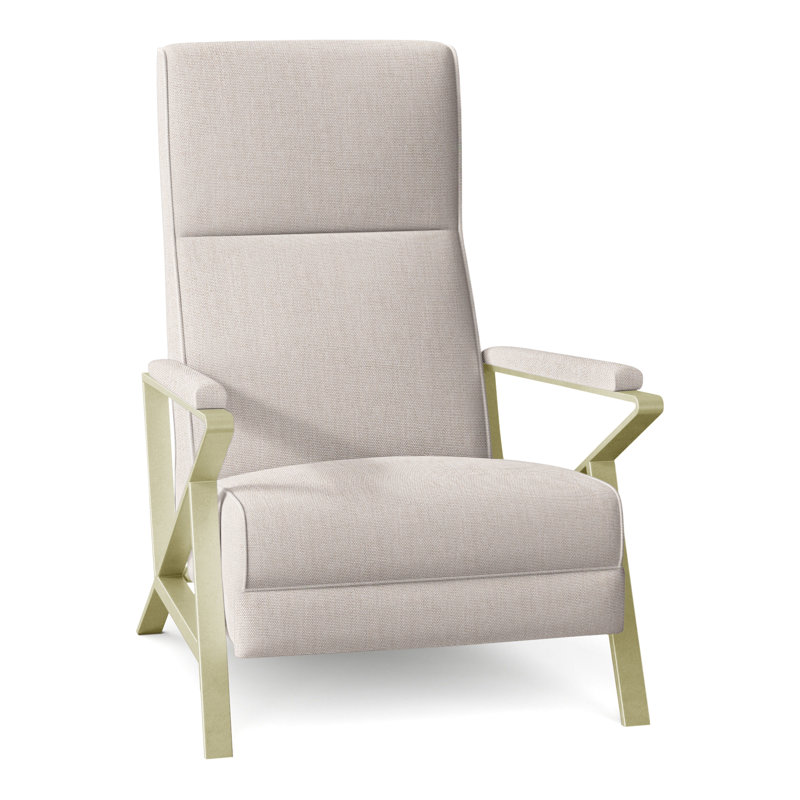 Infinity 28.25" Wide Manual Standard Recliner, Brushed Brass, Perigold Play Oat