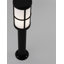 Black Metal Bollard Light