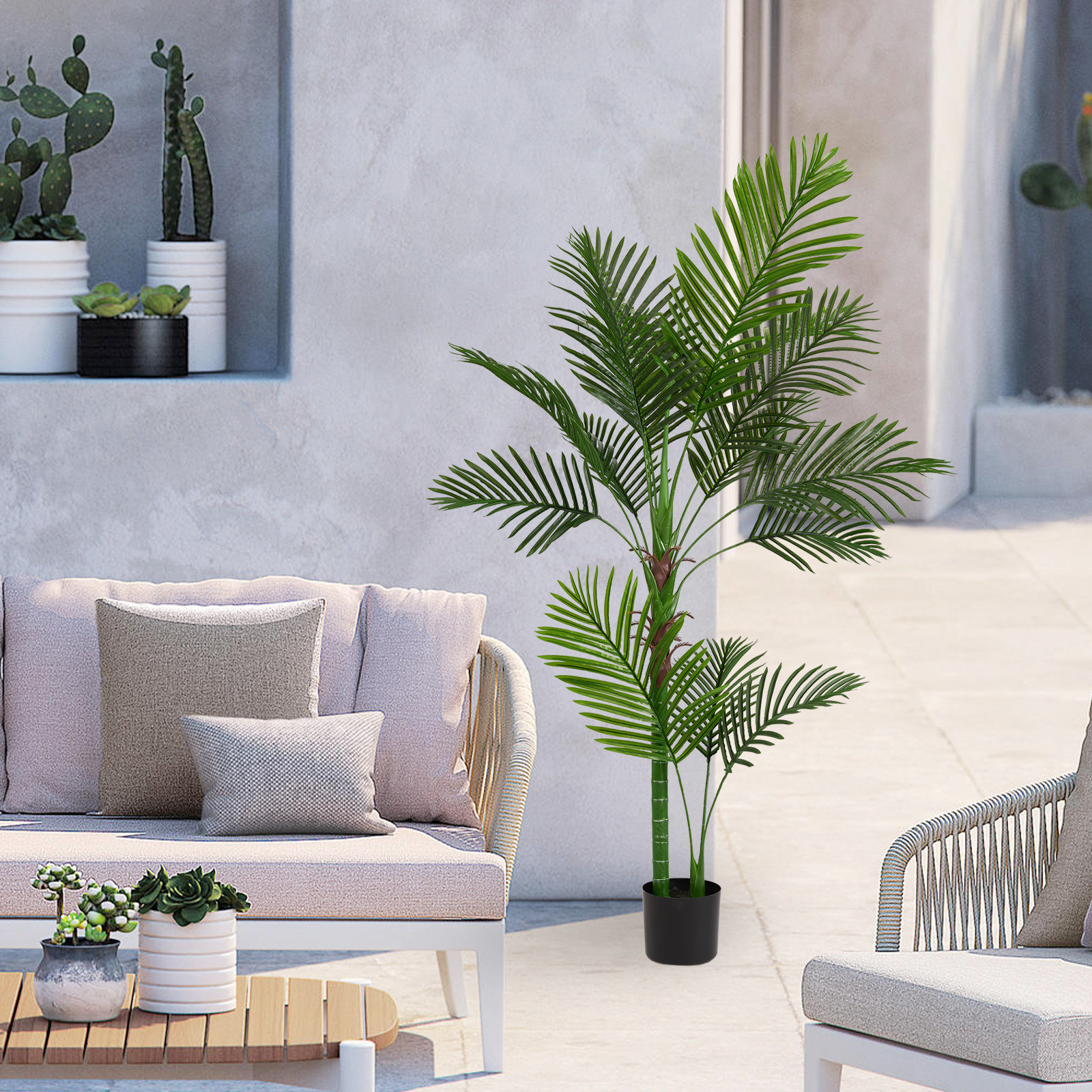 63" Palm Tree in Pot