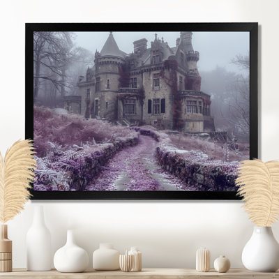 Décoration murale château de brouillard monochrome en France II - Châteaux