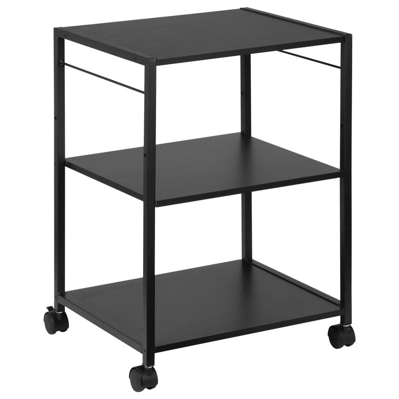 23.6'' H x 16.5'' W Printer Stand with Wheels