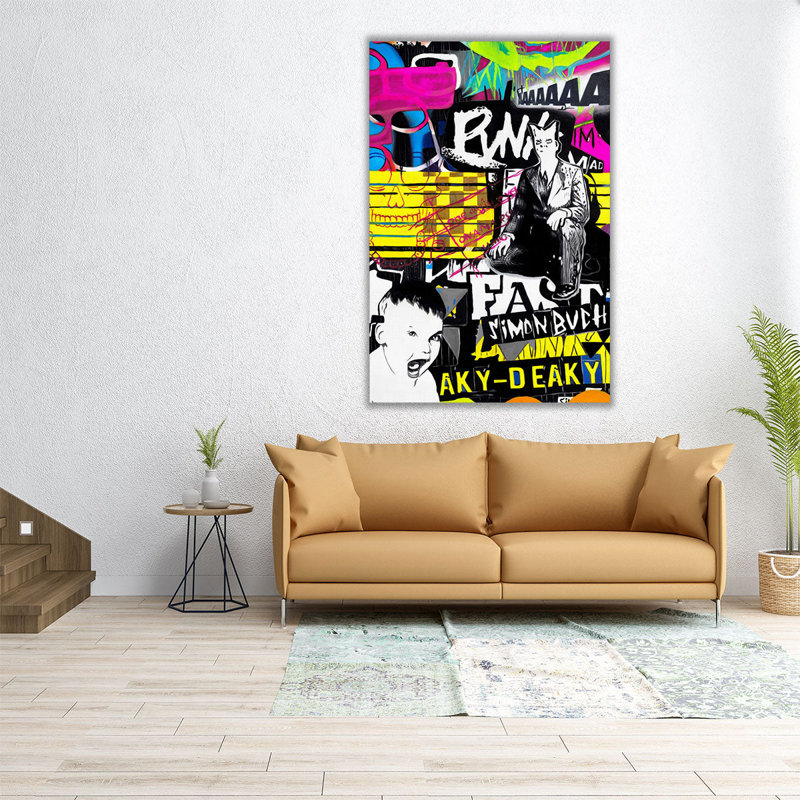Poser - Canvas Print Wall Art, 18" H x 12" W