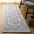 Metro 385 Hand Tufted Wool/Cotton Moroccan Rug in Gray/Black-1312118855
