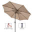 274.32cm Tilt Market Parasol-1571071003