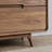 Modern Simple Black Walnut Entrance Cabinet Solid Wood 9 -Drawer Accent Chest