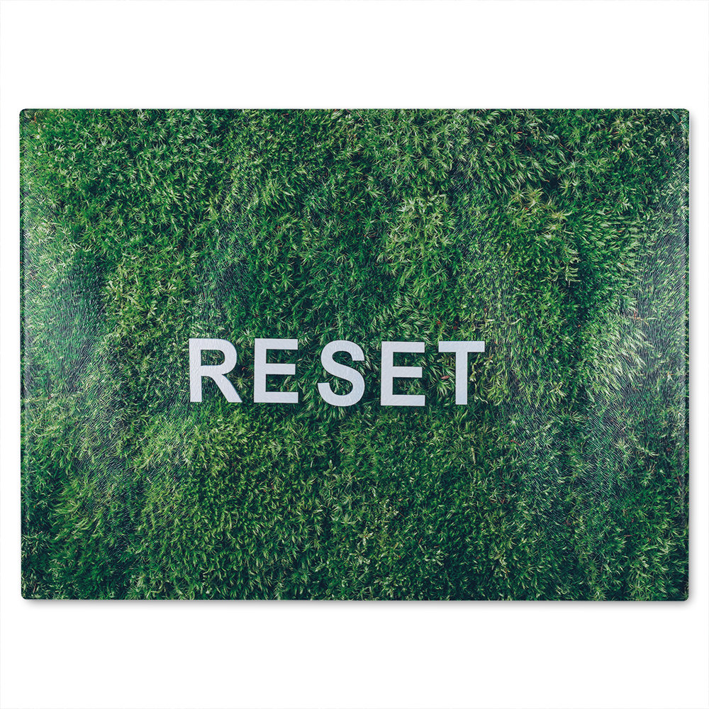 Wellness Re Designer Glass Chopping Board
