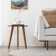Azori Solid Wood 3 Legs End Table