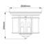 Streeter Glass Flush Mount