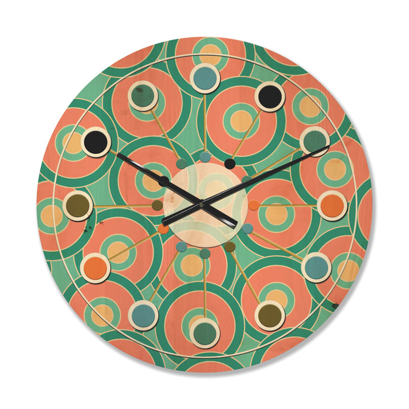Solid Wood Wall Clock, Medium