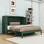 Grand lit escamotable en bois avec tiroirs-129886665