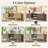 70" Fluted Tv Stand With Soft Close Doors & Adjustable Shelves-714908591