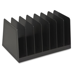 Trieur de bureau, 6 compartiments, 7-7/8 po x6-1/4 po x6-1/2 po noir