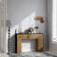 Console moderne en bois de 47 po, table de vestibule, table rustique et design contemporain