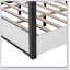 Upholstery Canopy Platform Bed With Headboard And Metal Frame-68040980-68040982