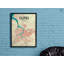 « taipei city map », reproduction d’impression sur affiche en tricolore-22633424