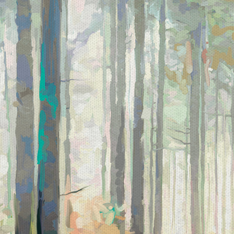 Woodland Journey Panel I, II by Studio Arts - 2 Piece Wrapped Canvas Print Set