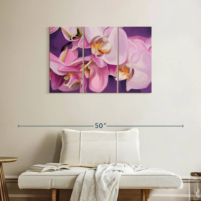 Orchidées ravissantes Harnek, H 24 po x l 38 po
