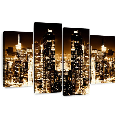 Nicci NYC Reflection - Night Skyline II