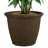 Anjelica Polyresin Large Round Outdoor Planter - 20" - Rust-1092639351-1092639357