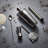 5Pc Hammered Stainless Steel Manhattan Cocktail Set