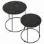 Ensemble de 2 tables gigognes