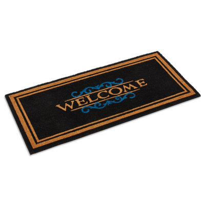 Tapis de porte d'extérieur 47 po x 22 po Julie