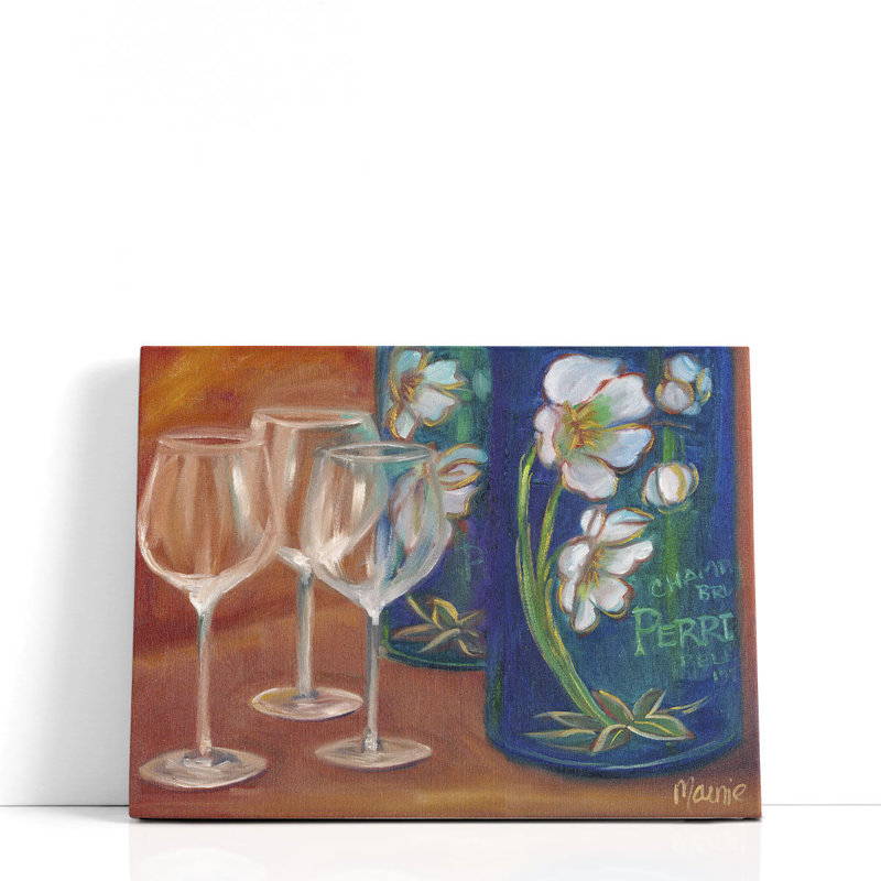 Trio - reproduction d'art sur toile, H 16 po x l 20 po