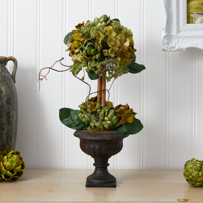 Topiaire en fleurs 16 "artichaut en urne