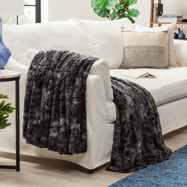 Oversized Faux Fur Blanket - Wayfair Canada