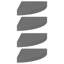 Arta 4 Piece Corner Shelf-542498427-542498310
