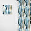 Rideau en velours moderne Serene Structures II - obscurcissant - 1 panneau-107576018