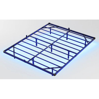 Floating Bed with LED Lights and USB Charging, No Box Spring Needed