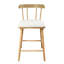 Tabouret de comptoir rembourré beige Olivia-628093272-628093273